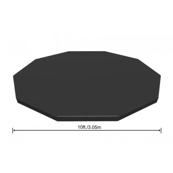 Prelata acoperire piscina, PVC, neagra, 305 cm, Bestway