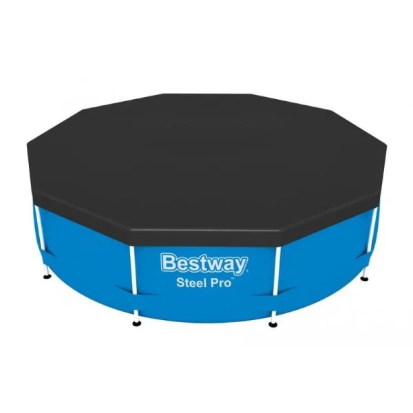 Prelata acoperire piscina, PVC, neagra, 305 cm, Bestway