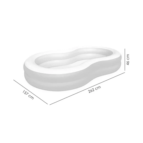 Piscina gonflabila, 262x157x46 cm, Bestway Big Lagoon Family