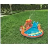 Piscina gonflabila pentru copii, de joaca, cu tobogan, 265x265x104 cm, Bestway Laguna Lava