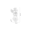 Lampa solara pentru gradina, model inger, 1 LED, baterii AA, 15x12x22 cm