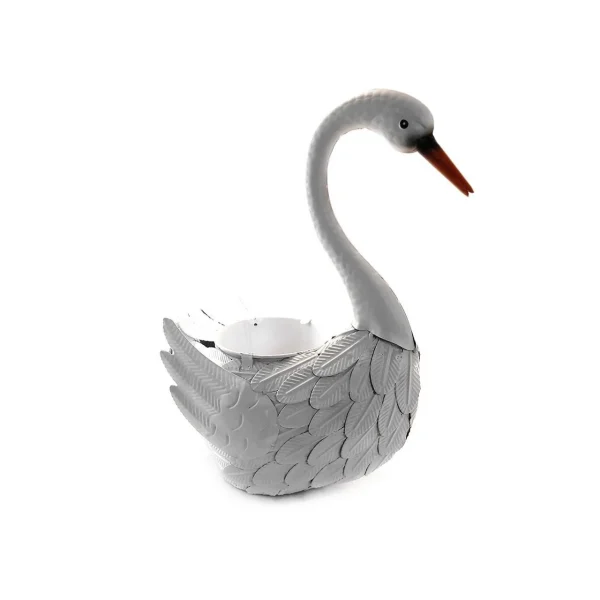 Decoratiune gradina, metalica, gasca, 35x18x43 cm