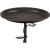 Decoratiune gradina, MagicHome, hranitor pentru pasari cu suport, metalic, 27x56 cm