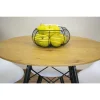Masa stil scandinav, Artool, rotund, MDF si lemn, natur, 80x75 cm
