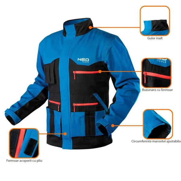 Geaca de lucru, model HD Plus, marimea L/52, NEO