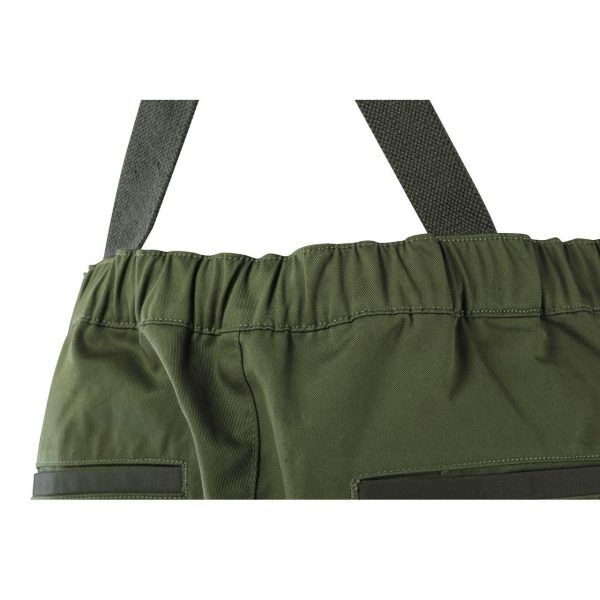 Pantaloni de lucru cu pieptar, salopeta, model Camo, maslin, marimea XL/54, NEO