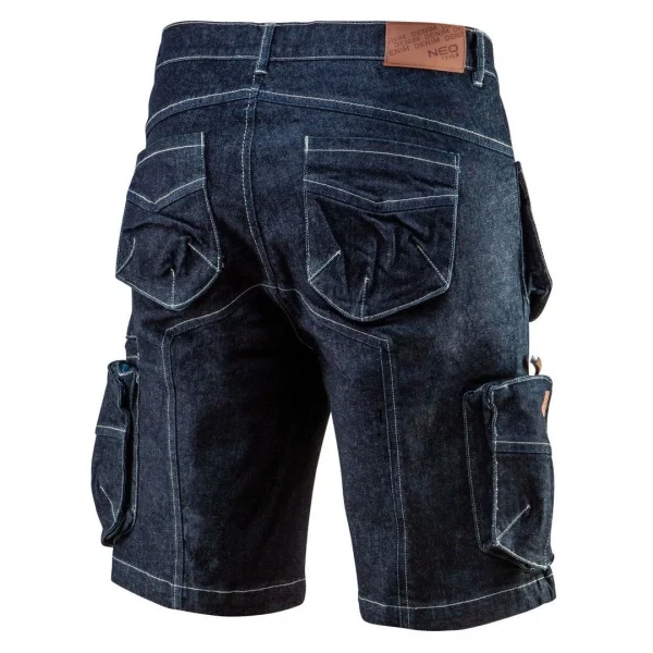 Pantaloni scurti de lucru tip blugi, model Denim, marimea XL/54, NEO