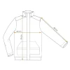 Geaca de lucru, convertibila in vesta, 2 in 1, maneci detasabile, bumbac, marimea XL/54, NEO
