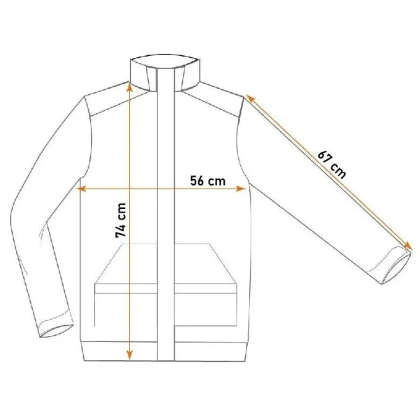 Geaca de lucru din lana polara, cu intarituri Cordura, model Premium, marimea L/52, NEO