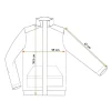 Camasa de lucru bumbac, rosu-gri-alb, marimea XL/56, NEO