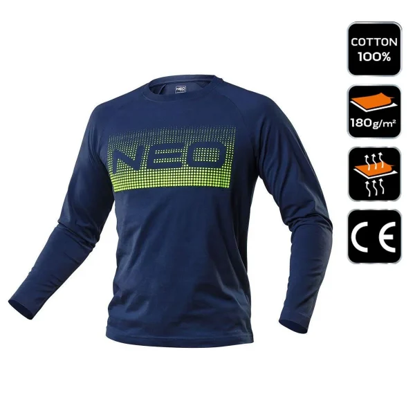 Tricou cu maneca lunga raglan, model Premium, marimea M/50, NEO