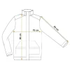 Geaca de lucru, tesatura Oxford, impermeabila, galben, model Visibility, marimea XXL/56, NEO