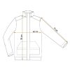 Geaca de lucru slim fit, reflectorizanta, galben, model Visibility, marimea XXL/58, NEO