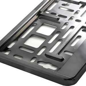 Suport numar inmatriculare din plastic, calitate Premium, culoare GRAFIT