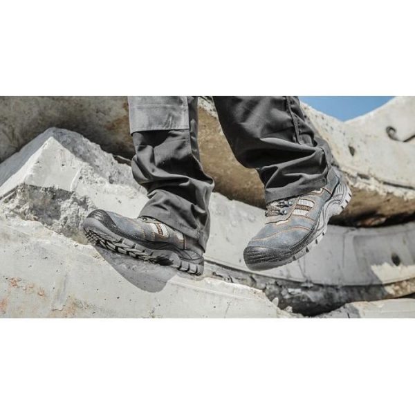 Pantofi de lucru din piele de caprioara, S1P, SRA, marimea 41, NEO