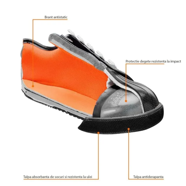 Pantofi de lucru cu protectie otel, SB, SRA, marimea 42, NEO