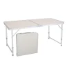 Masa Pliabila din aluminiu cu blat MDF pentru picnic, dimensiune 120 x 60 cm