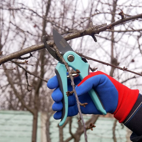 Foarfeca gradina, tip bypass, teflon, 20 cm, Richmann