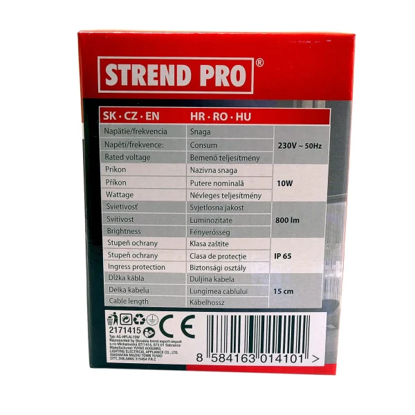 Proiector lucru, LED, 10 W, 800 lm, IP65, Strend Pro