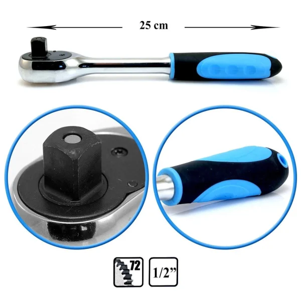 Cheie cu clichet 1/2'', 250 mm, Richmann