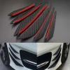 Set 4 buc. aripioare ornamentale bara tuning, culoare carbon