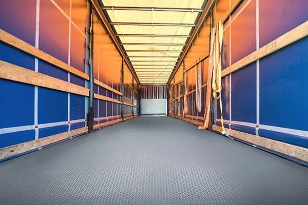 Covor Antiderapant din Cauciuc, Linoleum din Cauciuc pentru Protectie Podea Auto - model CIRCLE