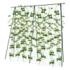 Ansamblu suport araci cu plasa pentru cresterea plantelor cataratoare, castraveti, fasole, mazare, 210x210x1.1 cm