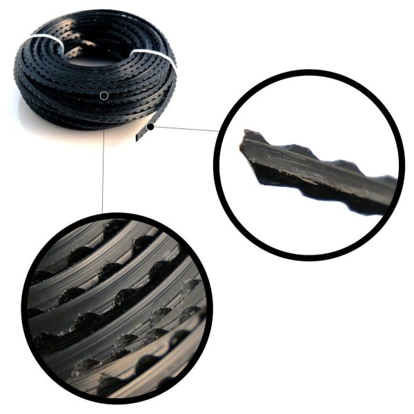 Fir rezerva motocoasa, trimmer, cu dinti, 3 mm x 15 m, Richmann Exclusive