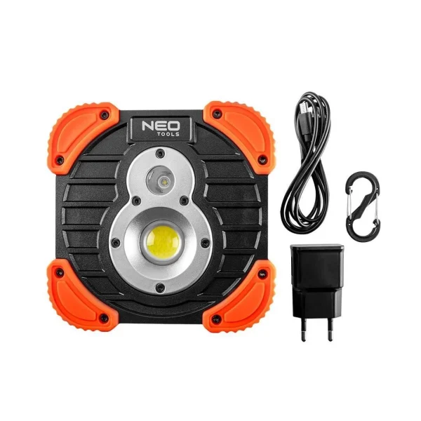 Proiector lucru, acumulator 2600 mAh, LED CREE+COB, 10 W, 750 lm, NEO