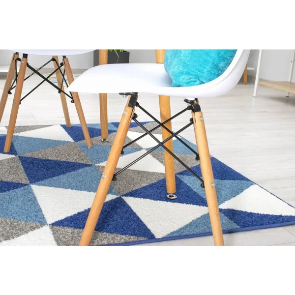 Scaun stil scandinav, Artool, Osaka, PP alb, picioare lemn natur, 46x54x81 cm