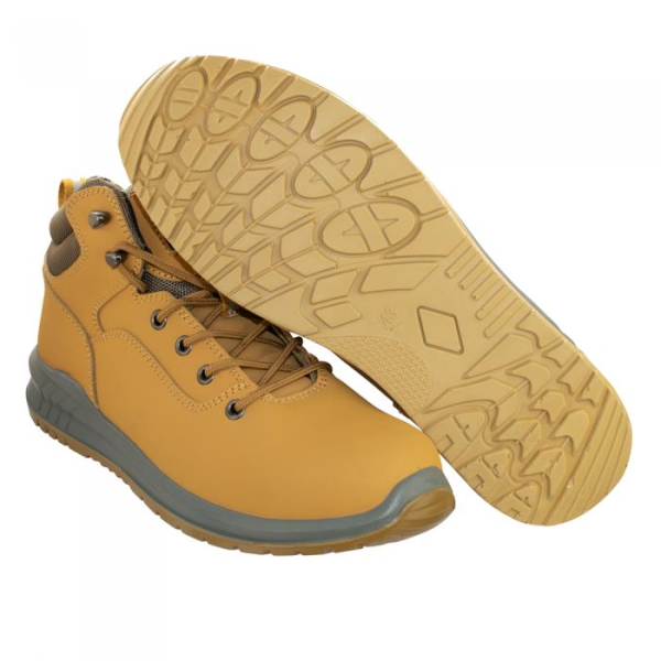 Bocanci de lucru, SB, FO, SRC, piele nabuc, bombeu metalic, marimea 40, ART.MAS