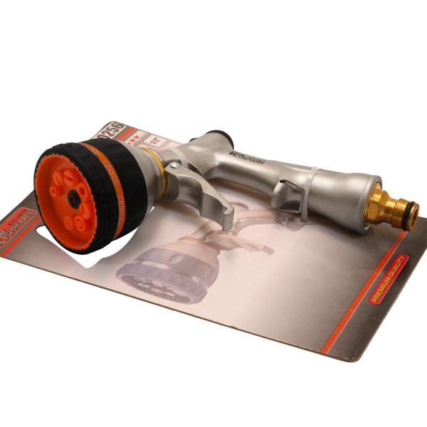 Pistol stropit gradina, tip dus, 8 tipuri, metalic, Richmann Exclusive