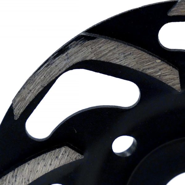 Disc diamantat slefuire, beton, slefuire uscata, segment "S", 125 mm/22.23 mm, Richmann Exclusive