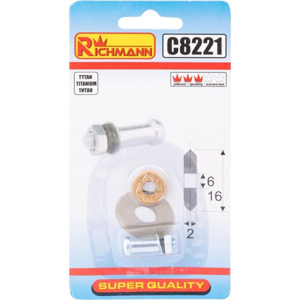 Rola de rezerva pentru aparat de gresie, titan, 16x6x2 mm, RICHMANN