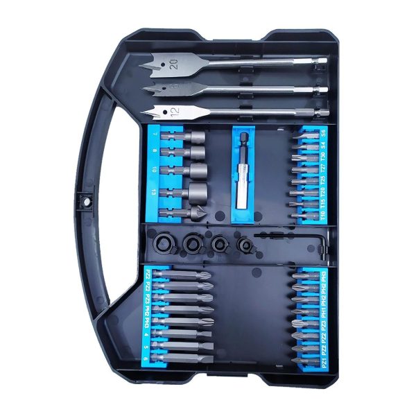 Set burghie combinate, varfuri si capete tubulare, 62 buc, 1/4'' , Richmann