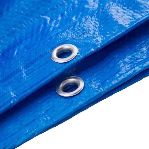 Prelata impermeabila cu inele, 6x8 m, PE, 80 g/mp, 48 mp, Beorol