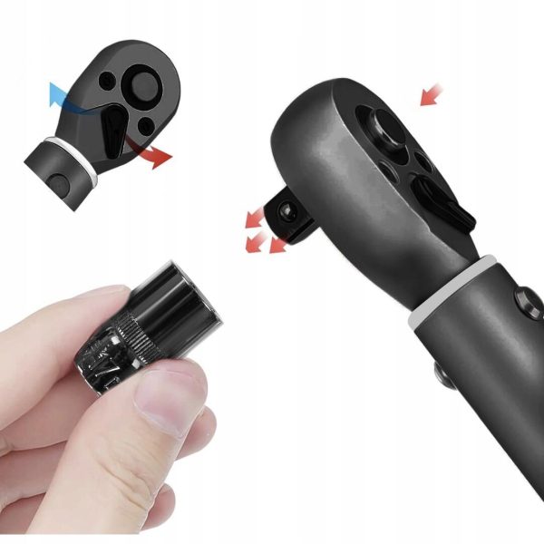 Cheie dinamometrica cu clichet, Bigstren, eliberare rapida, 3/8", 34.5-37 cm