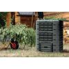 Compostor de gradina, 950 L, negru, Compogreen, Vario