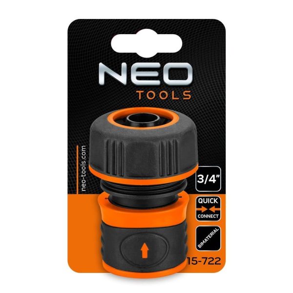 Cupla rapida, bimaterial, 3/4", NEO 