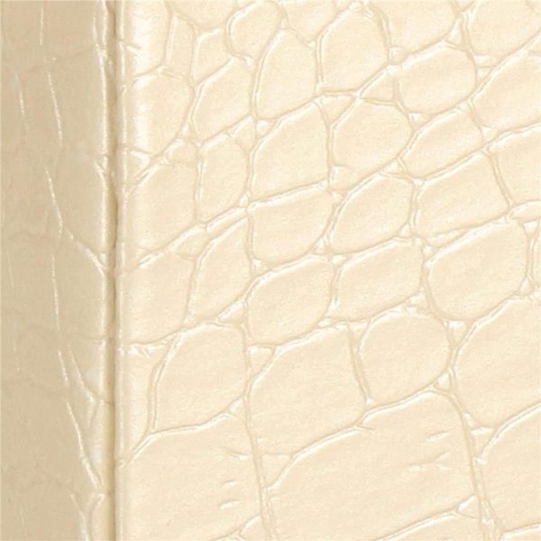 Cutie pentru bijuterii, MDF, piele ecologica si catifea, crem si roz, cu oglinda, 17.5x14x12.5 cm, Springos