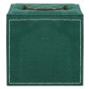 Cutie pentru bijuterii, catifea, verde, 12x12x12 cm, Springos
