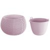Ghiveci decorativ pentru flori, rotund, mov, 29x19.5 cm, Splofy Bowl