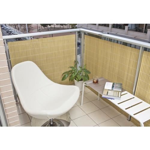 Paravan pentru balcon, terasa, gard, PVC, tip bambus, 1300 g/m2, UV, 3x2 m