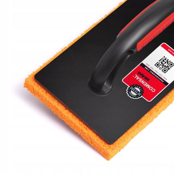 Drisca burete cauciucat, negru, 18 mm, 28x14 cm