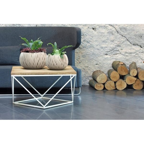 Ghiveci decorativ de flori, rotund, cafeniu, 1.4 L, 18x13.6 cm Sandy Bowl