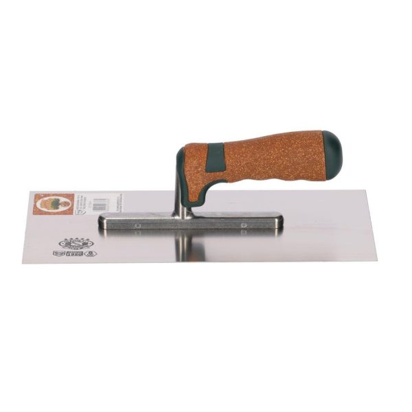 Gletiera inox, 28x13 cm x 0.7 mm, maner pluta, Olejnik