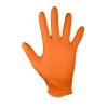 Manusi nitril, unica folosinta, portocaliu, set 50 buc, marimea M, NEO