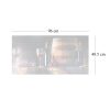 Panou decorativ, PVC, model vin, maro si negru, 96x48.5 cm
