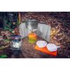 Panou, paravan, protectie impotriva vantului, pentru aragaz camping, pliabil, aluminiu, 10 elemente, 84x24 cm, NEO 