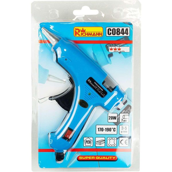 Pistol de lipit baton cu silicon, 20 W, 7 mm, Richmann